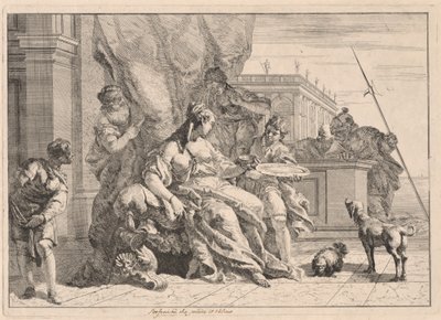Sofonisba (of Artemisia) door Francesco Fontebasso