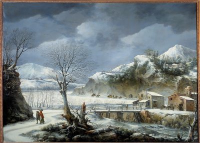 Winterlandschap door Francesco Foschi