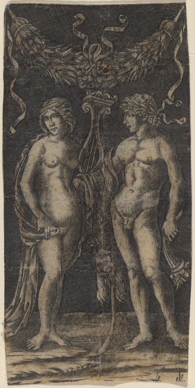 Hercules en Deianira door Francesco Francia or Peregrino da Cesena