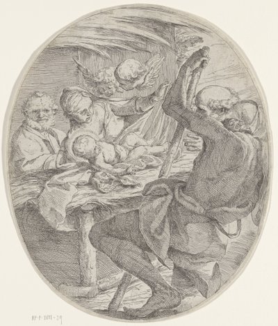 Geboorte van Christus door Francesco Giovane