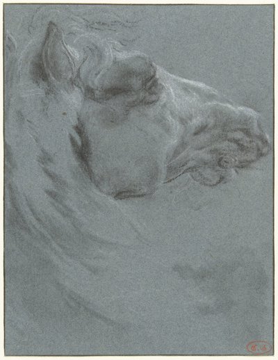 Hoofd van een paard door Francesco Giuseppe Casanova
