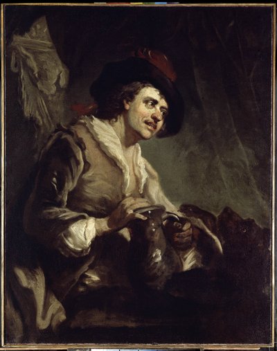 De man met de kruik. door Francesco Giuseppe Casanova