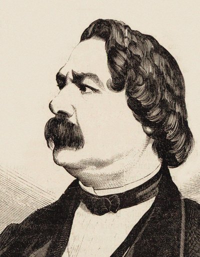 Portret van de componist Enrico Petrella 1813-1877 door Francesco Gonin
