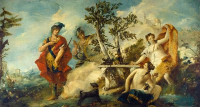 Carlo en Ubaldo weerstaan de betoveringen van Armida