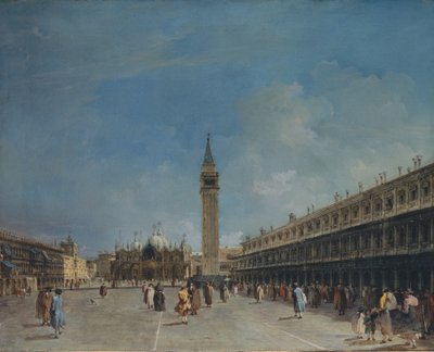 Piazza San Marco, 1760 door Francesco Guardi