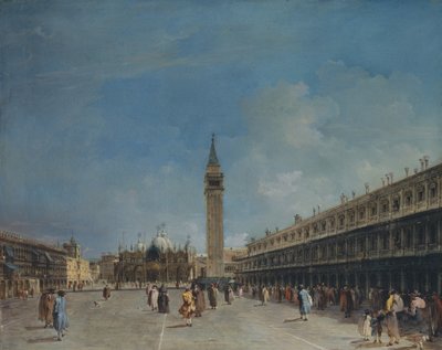 Piazza San Marco door Francesco Guardi