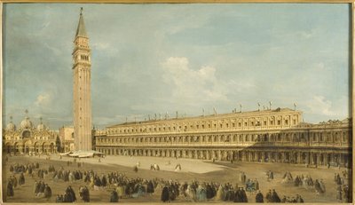 Piazza San Marco, Venetië door Francesco Guardi