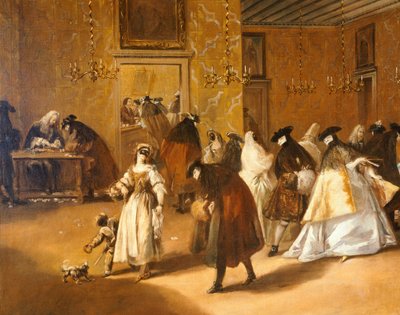Ridotto (Foyer) door Francesco Guardi