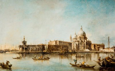 Santa Maria della Salute en de Dogana, Venetië, 1760-1790 door Francesco Guardi