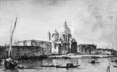 Santa Maria della Salute door Francesco Guardi