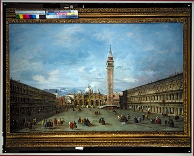 San Marcoplein, Venetië door Francesco Guardi