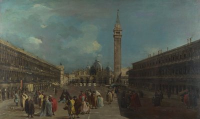 Venetië, Piazza San Marco door Francesco Guardi