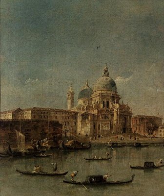 Venetië, Santa Maria della Salute door Francesco Guardi