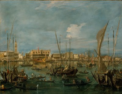 Venetië vanaf het Bacino di San Marco, c.1765 door Francesco Guardi