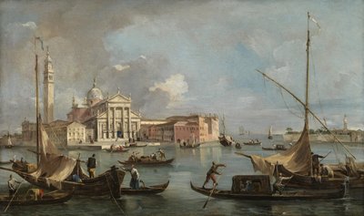 Uitzicht op San Giorgio Maggiore, ca. 1760 door Francesco Guardi