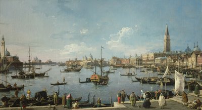 Uitzicht op het Bacino di San Marco, Venetië door Francesco Guardi