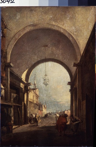 Uitzicht op Venetië door Francesco Guardi