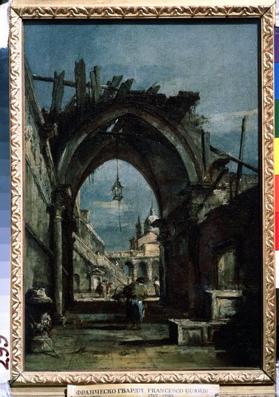 Uitzicht op Venetië door Francesco Guardi