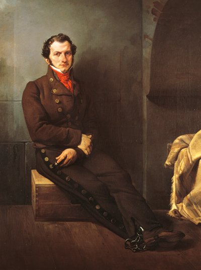 Graaf Arese opgesloten door Francesco Hayez