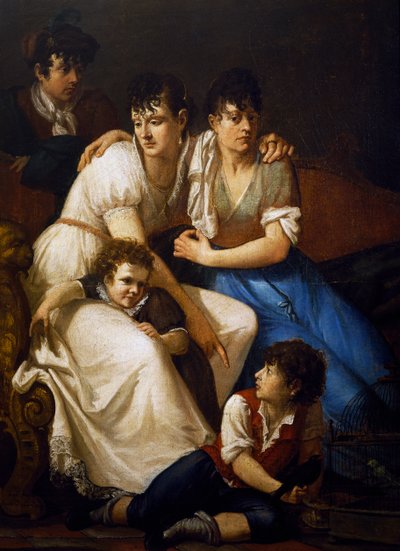 Familieportret door Francesco Hayez