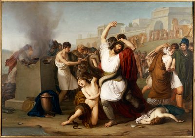 Schilderij van Trojaanse priester Laocoön door Francesco Hayez
