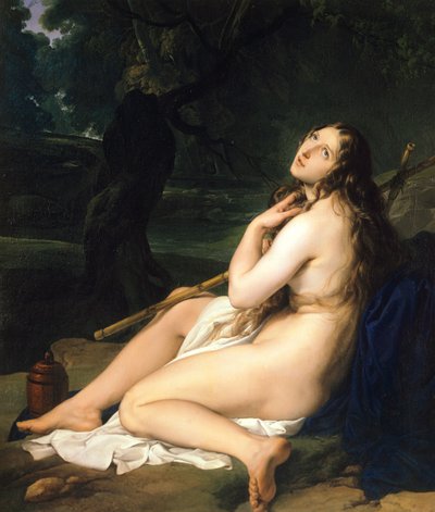Boetvaardige Heilige Maria Magdalena door Francesco Hayez
