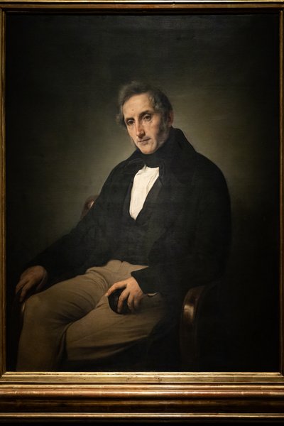 Portret van Alessandro Manzoni door Francesco Hayez