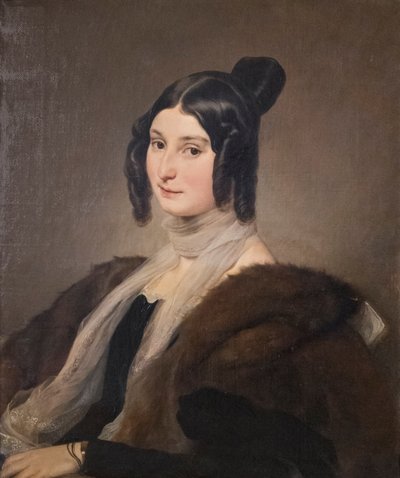 Portret van Clara Maffei door Francesco Hayez
