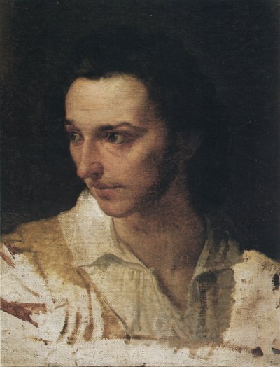 Portret van graaf Alfonso Schiaffinati Porro door Francesco Hayez