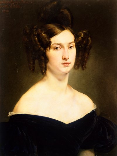 Portret van Gravin Luigia Douglas Scotti d