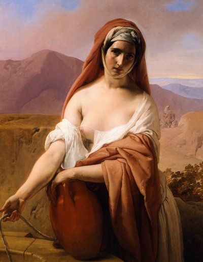 Rebecca bij de bron door Francesco Hayez