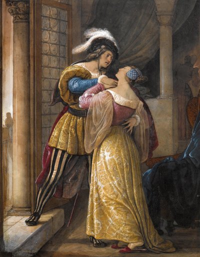 Romeo en Julia door Francesco Hayez