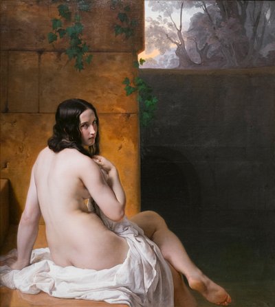 Susanna bij haar bad door Francesco Hayez