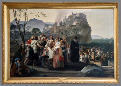 De Vluchtelingen van Parha door Francesco Hayez