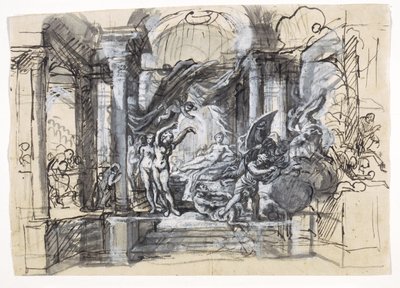 Allegorische scène door Francesco La Marra