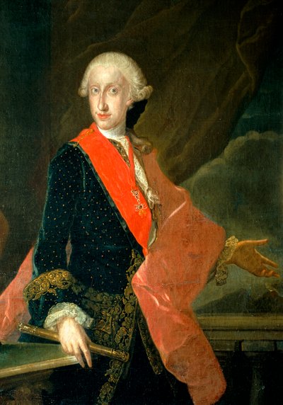 Portret van Ferdinand I van Twee Siciliën door Francesco Liani