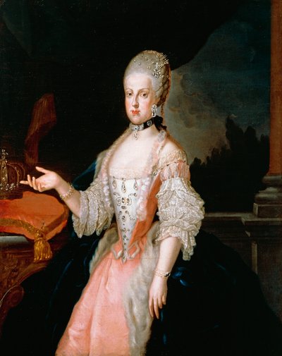 Portret van Maria Carolina van Oostenrijk door Francesco Liani