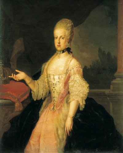 Portret van Marie Caroline van Oostenrijk door Francesco Liani