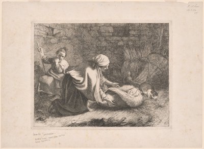 Plaat 12, uit De set van 12 pastorale scènes door Francesco Londonio