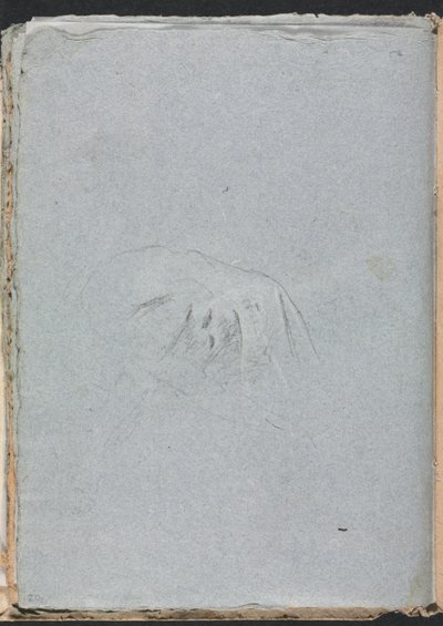 Verona Schetsboek: Draperie pagina 20, 1760 door Francesco Lorenzi