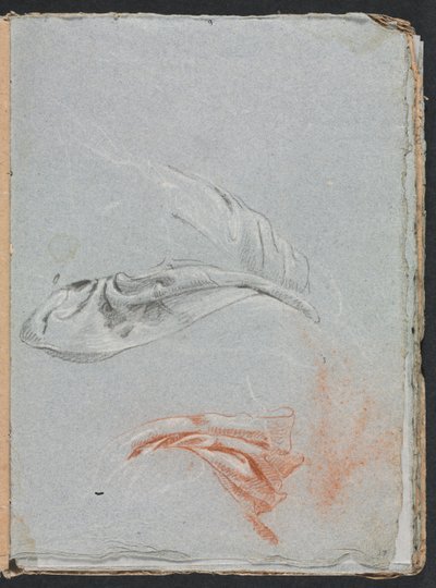 Verona Schetsboek: Draperiestudies (pagina 17) door Francesco Lorenzi
