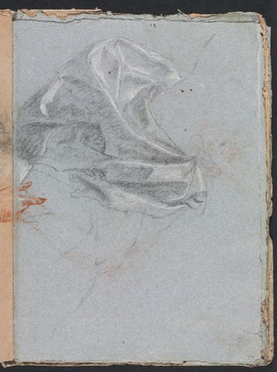 Verona Schetsboek: Draperiestudie pagina 37 door Francesco Lorenzi