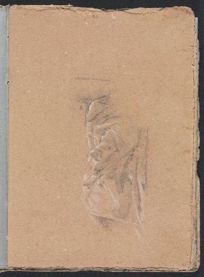Verona schetsboek: Draperiestudie pagina 41, 1760 door Francesco Lorenzi