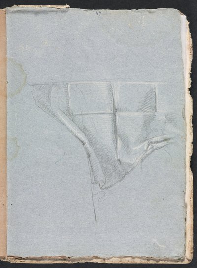 Verona schetsboek: Draperiestudie, pagina 93 door Francesco Lorenzi