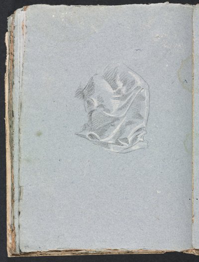Verona Schetsboek: Draperiestudie pagina 94, 1760 door Francesco Lorenzi