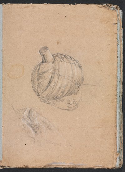 Verona Schetsboek: Hoofd met tulband pagina 11, 1760 door Francesco Lorenzi