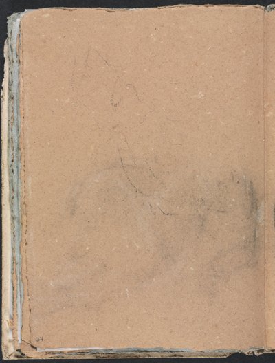 Verona Schetsboek: Onleesbare vorm pagina 34, 1760 door Francesco Lorenzi