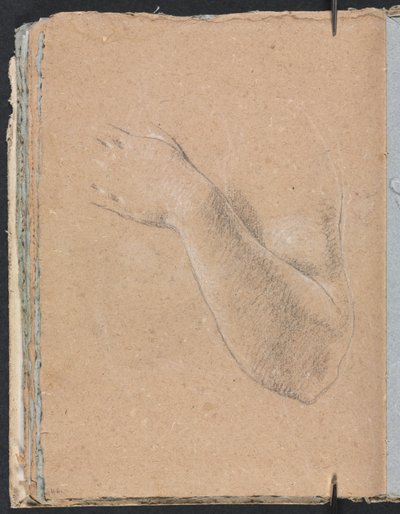 Verona Schetsboek: Linkerarm en hand (pagina 46) door Francesco Lorenzi