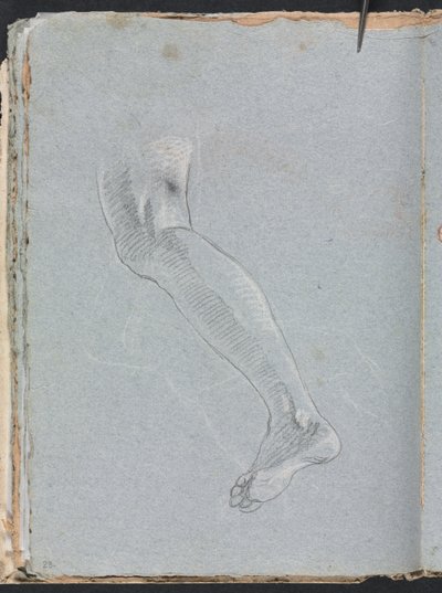 Verona Schetsboek: Linkerbeen pagina 28 door Francesco Lorenzi