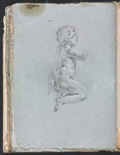 Verona Schetsboek: Putto in profiel (pagina 64) door Francesco Lorenzi